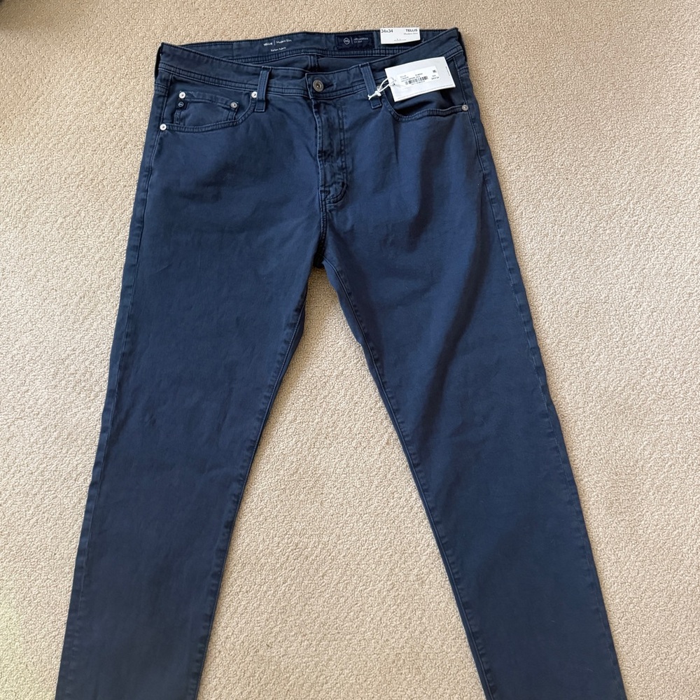 AG Tellis Sueded Sateen Modern Slim Pants